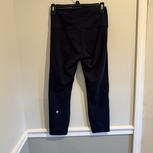 Lululemon Wunder Train High-Rise Crop Leggings BlUE Size 8 LW6CVLS.02